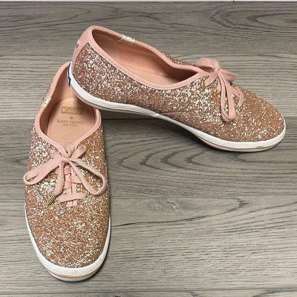 Kate Spade Keds Champion Glitter Celebration Lace Up - Picture 2 of 9